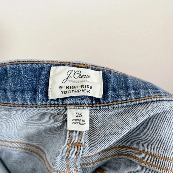 J.Crew 9" High-rise Toothpick Jeans In Medium Wash - Picture 8 of 13